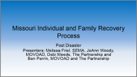 From Response To Recovery with Emergency Human Services