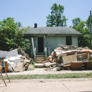 Volunteers from Missouri’s Convoy of Hope helped with cleaup and debris removal in Van Buren